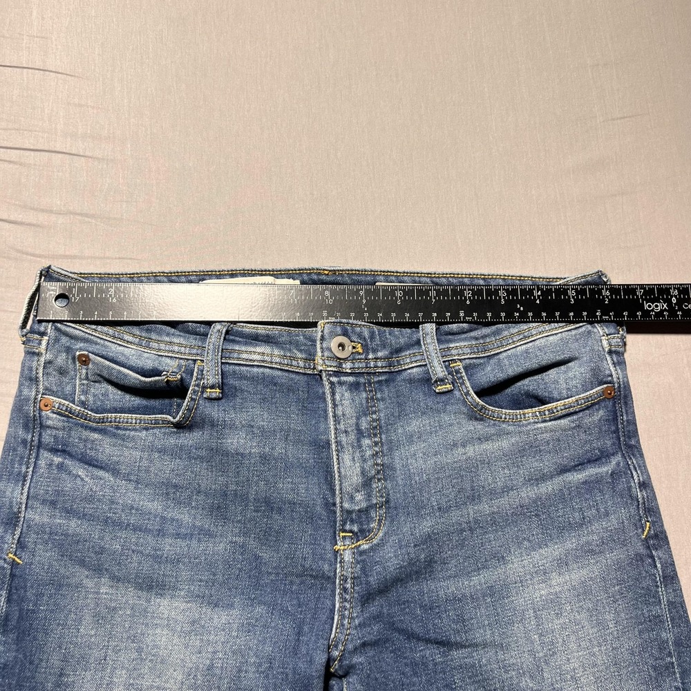 Pilcro Anthropologie The Letterpress Jeans Womens 28 Slim‎ Boyfriend Patchwork - Picture 11 of 16